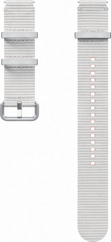 Athleisure horlogebandje - 20mm - Zilver
