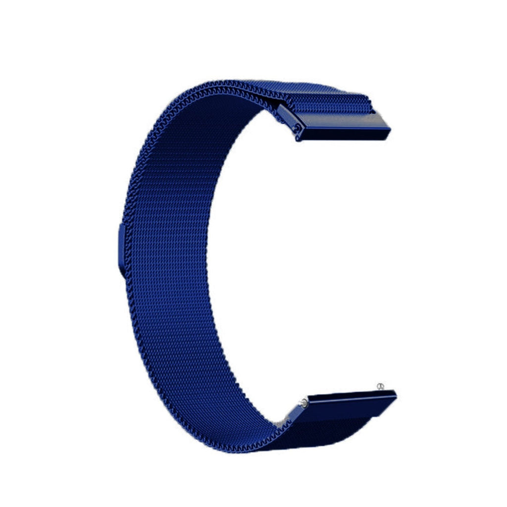Milanese horlogebandje - 18mm - Blauw