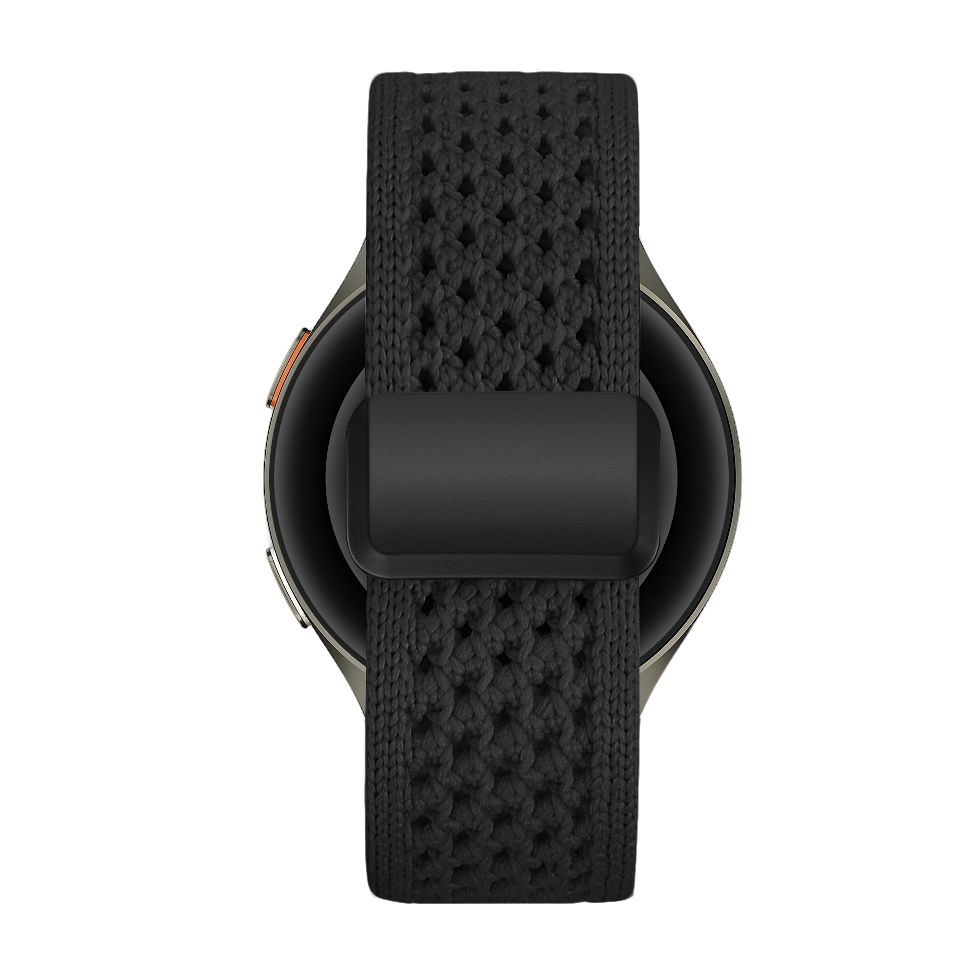 Vintage Nylon horlogebandje - 18mm - Zwart