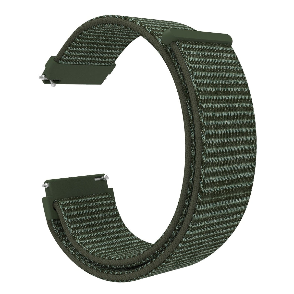 Nylon horlogebandje - 18mm - Donkergroen