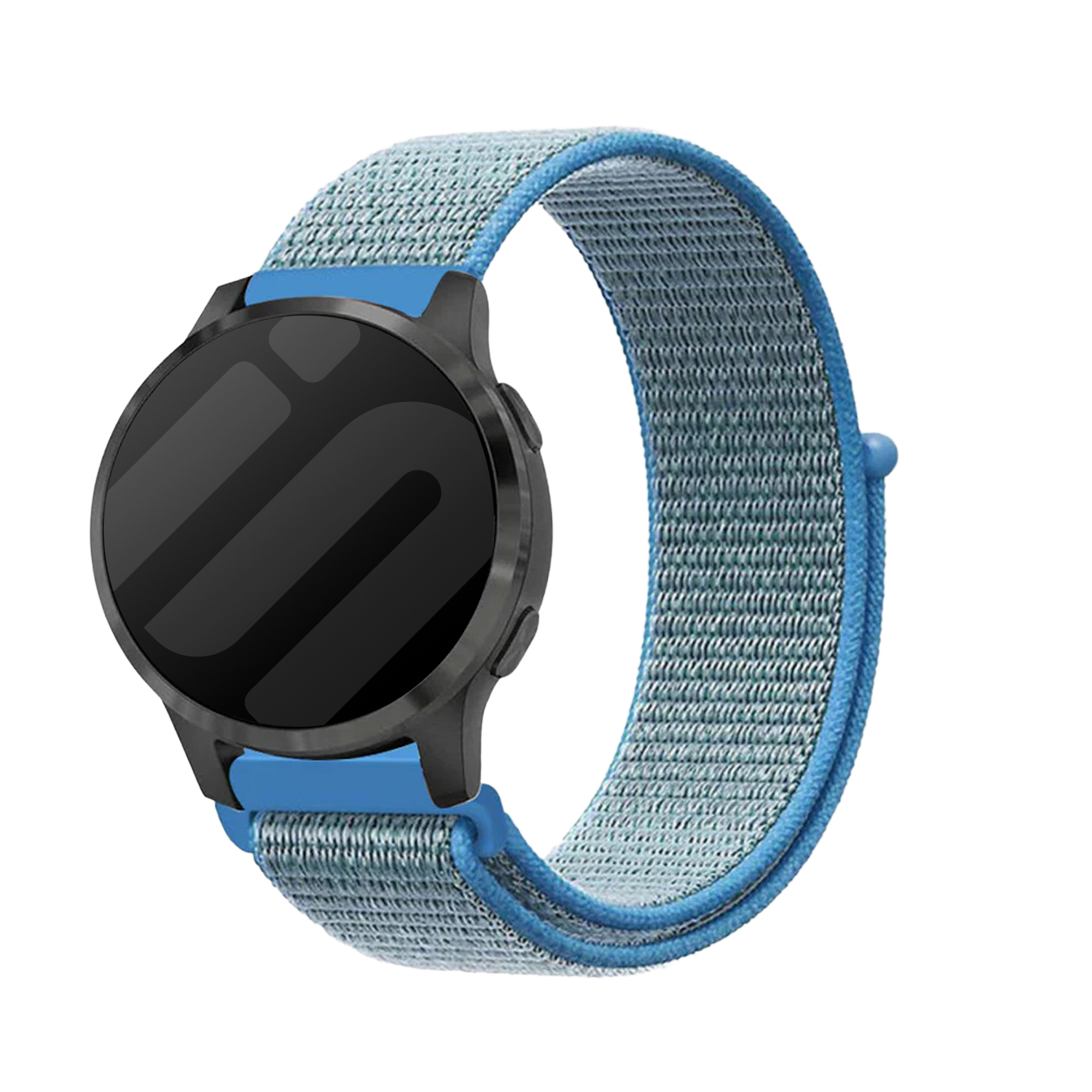 Nylon horlogebandje - 18mm - Blauw