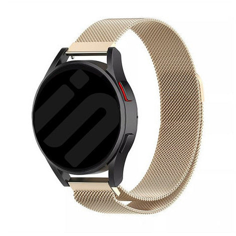 Milanese horlogebandje - 20mm - Champagne