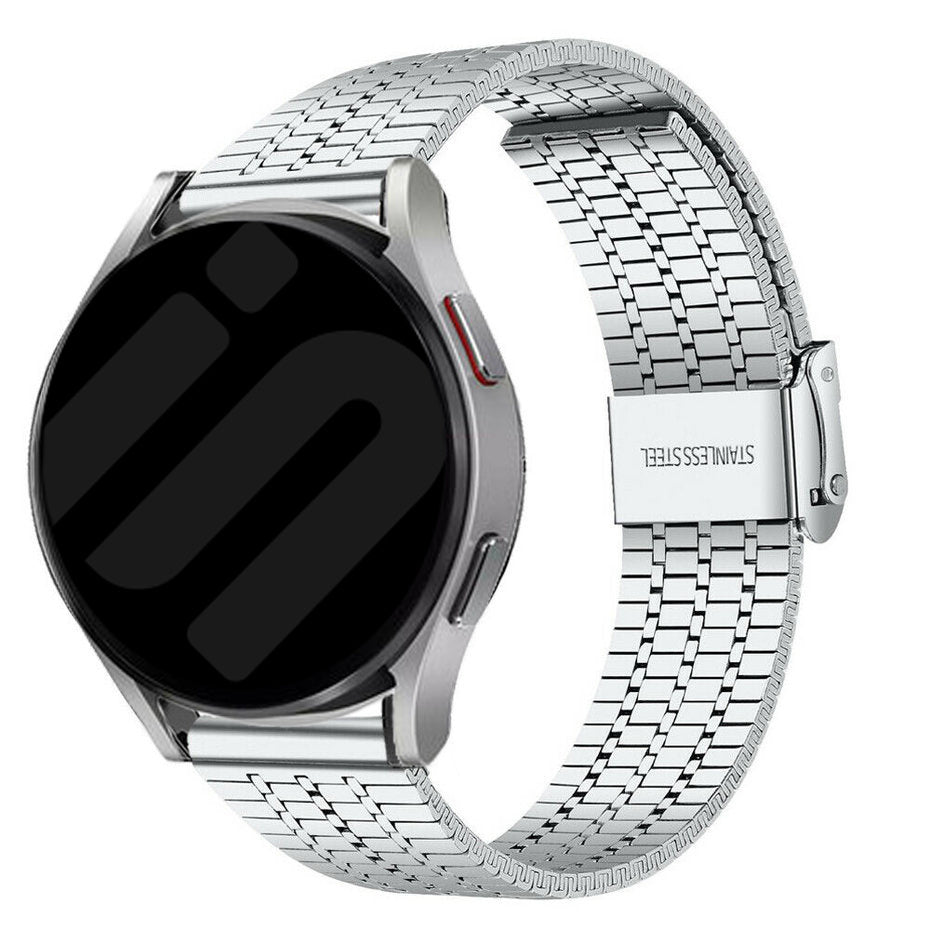 Roestvrij Stalen horlogebandje - 20mm - Zilver