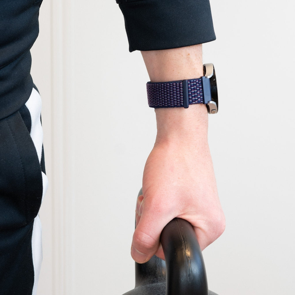 Nylon Loop horlogebandje - 22mm - Indigo