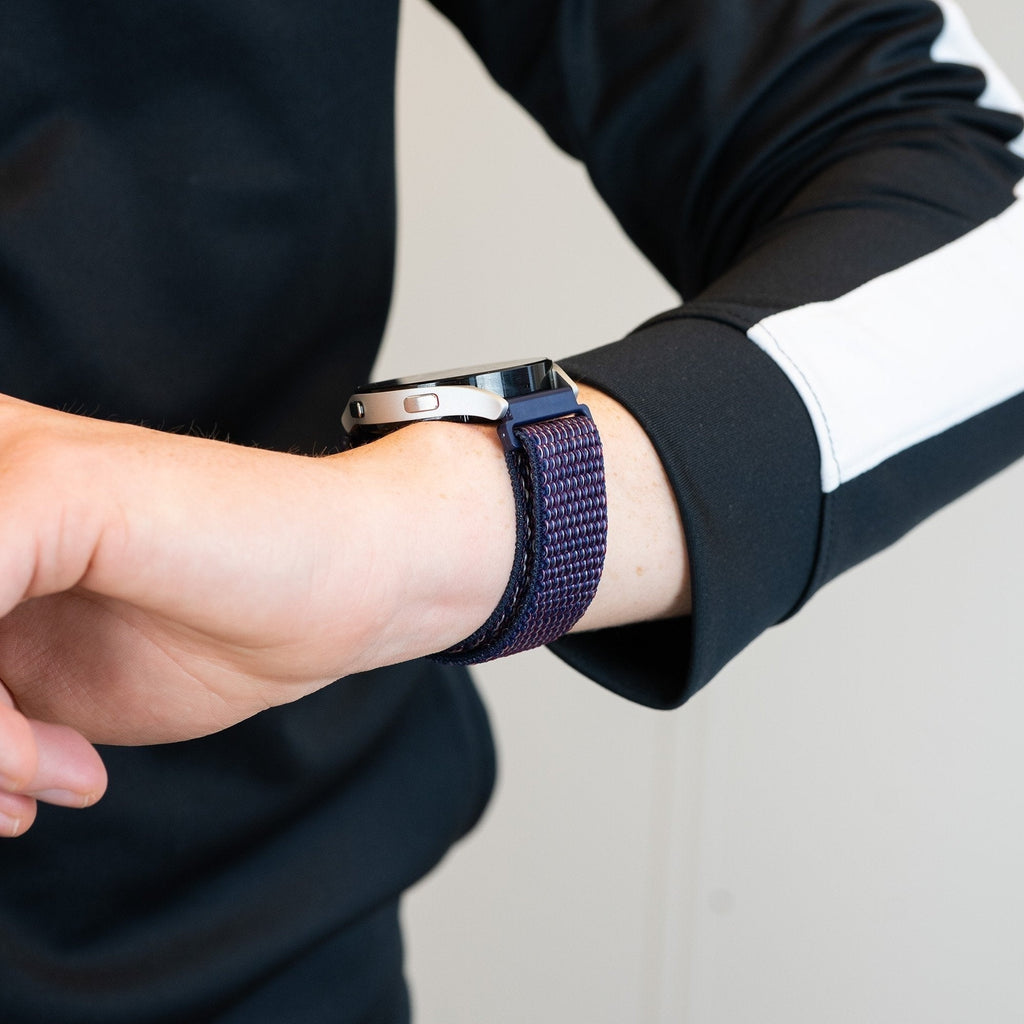 Nylon Loop horlogebandje - 22mm - Indigo