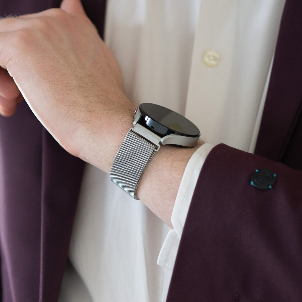 Milanese Loop horlogebandje - 22mm - Zilver