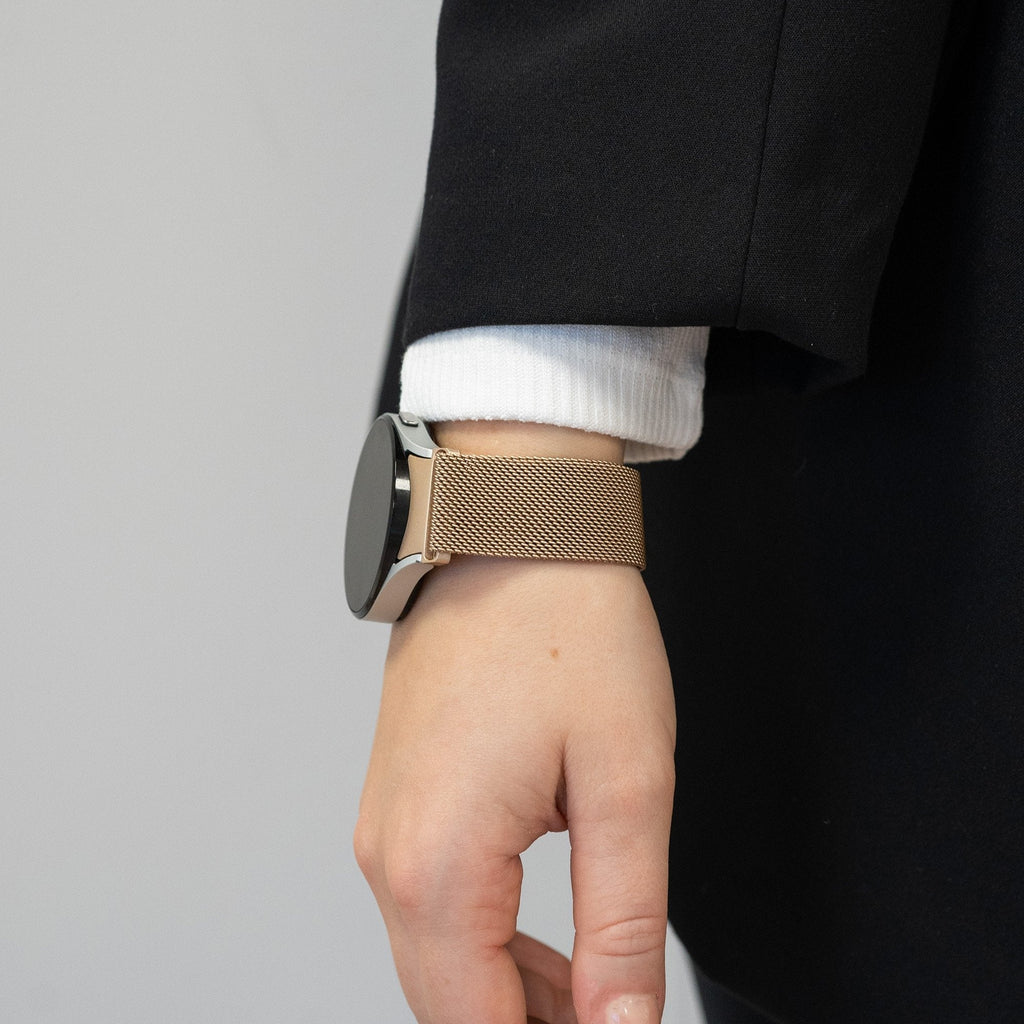 Milanese Loop horlogebandje - 20mm - Rosé goud