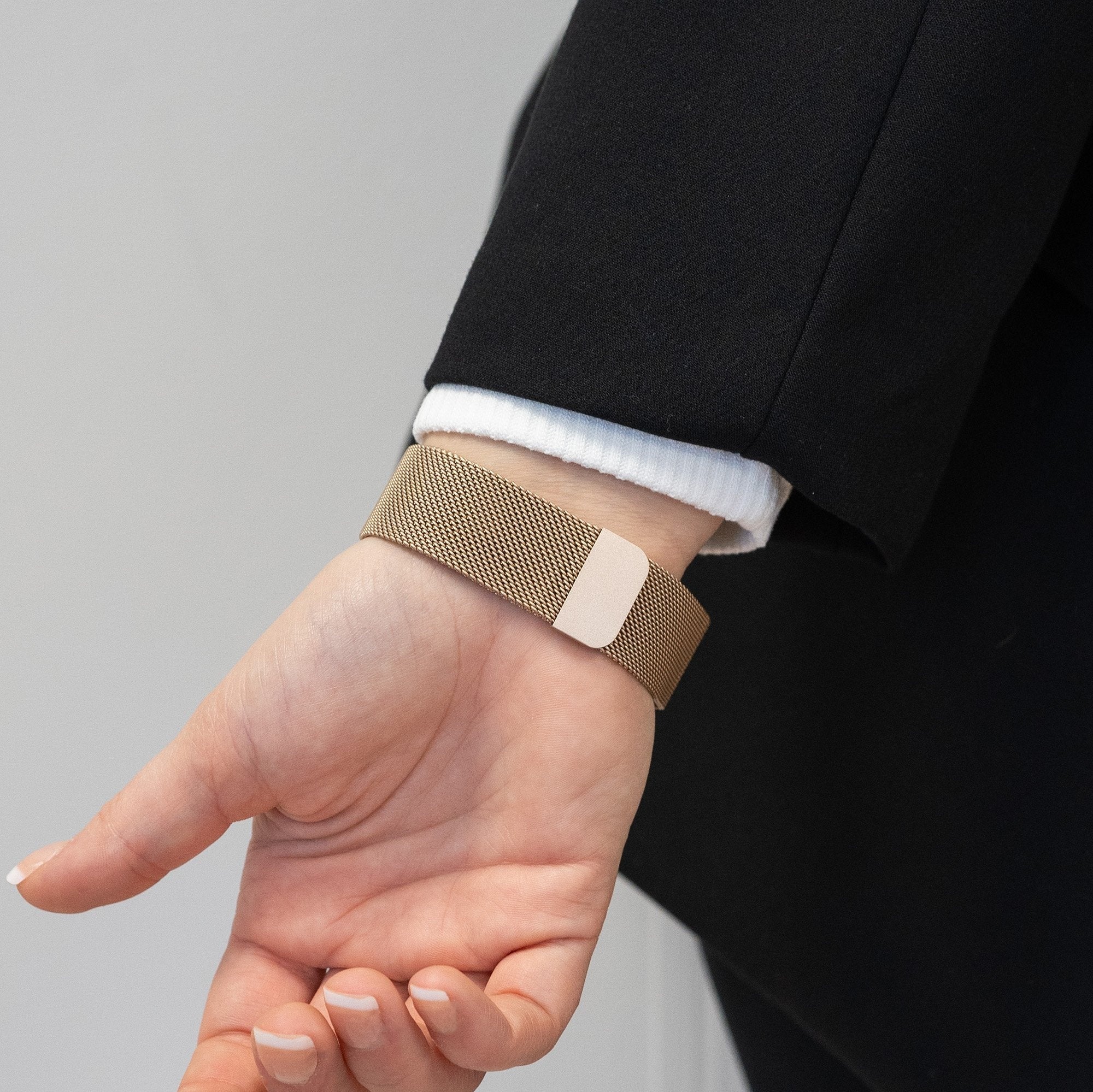 Milanese Loop horlogebandje - 20mm - Rosé goud