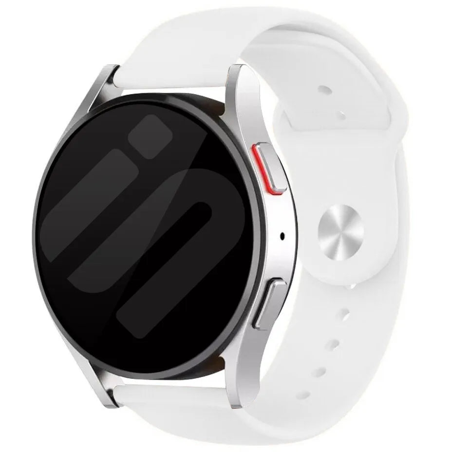 Sport horlogebandje - 20mm - Wit