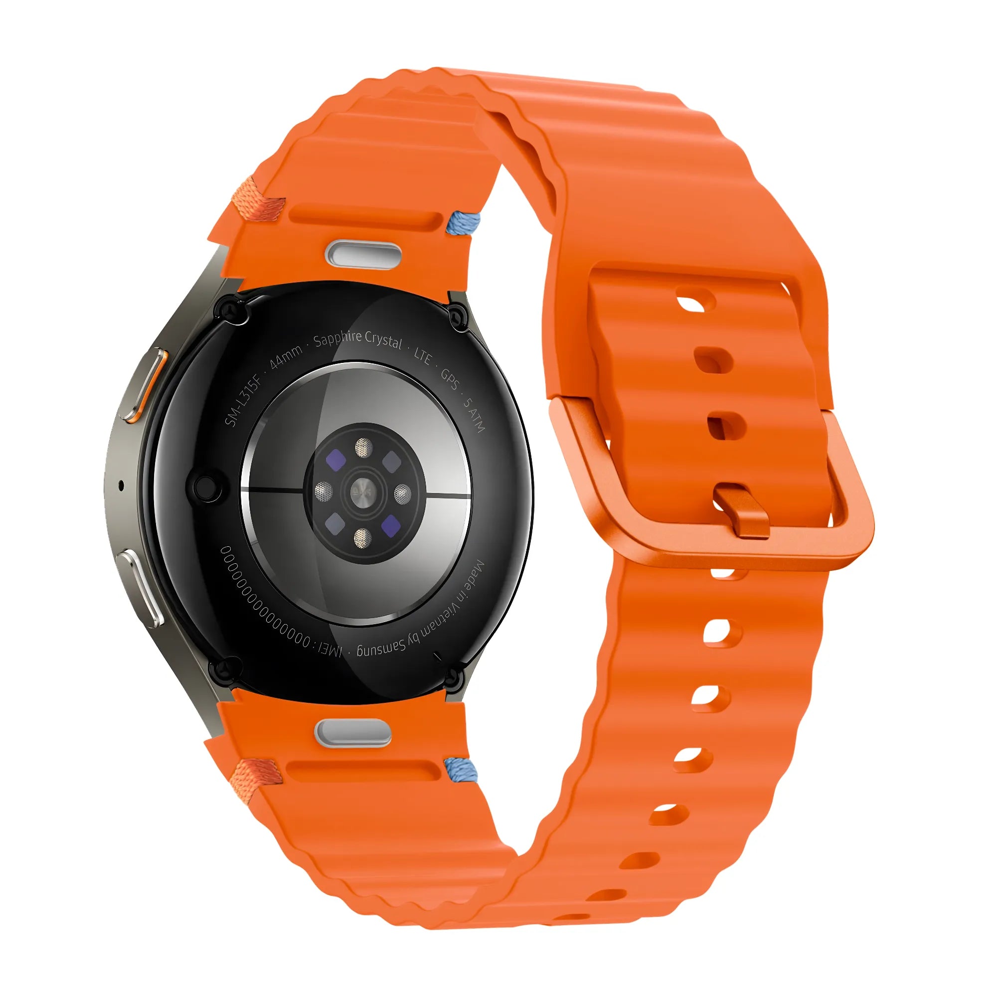 Wave Easy Fit horlogebandje - 20mm - Oranje
