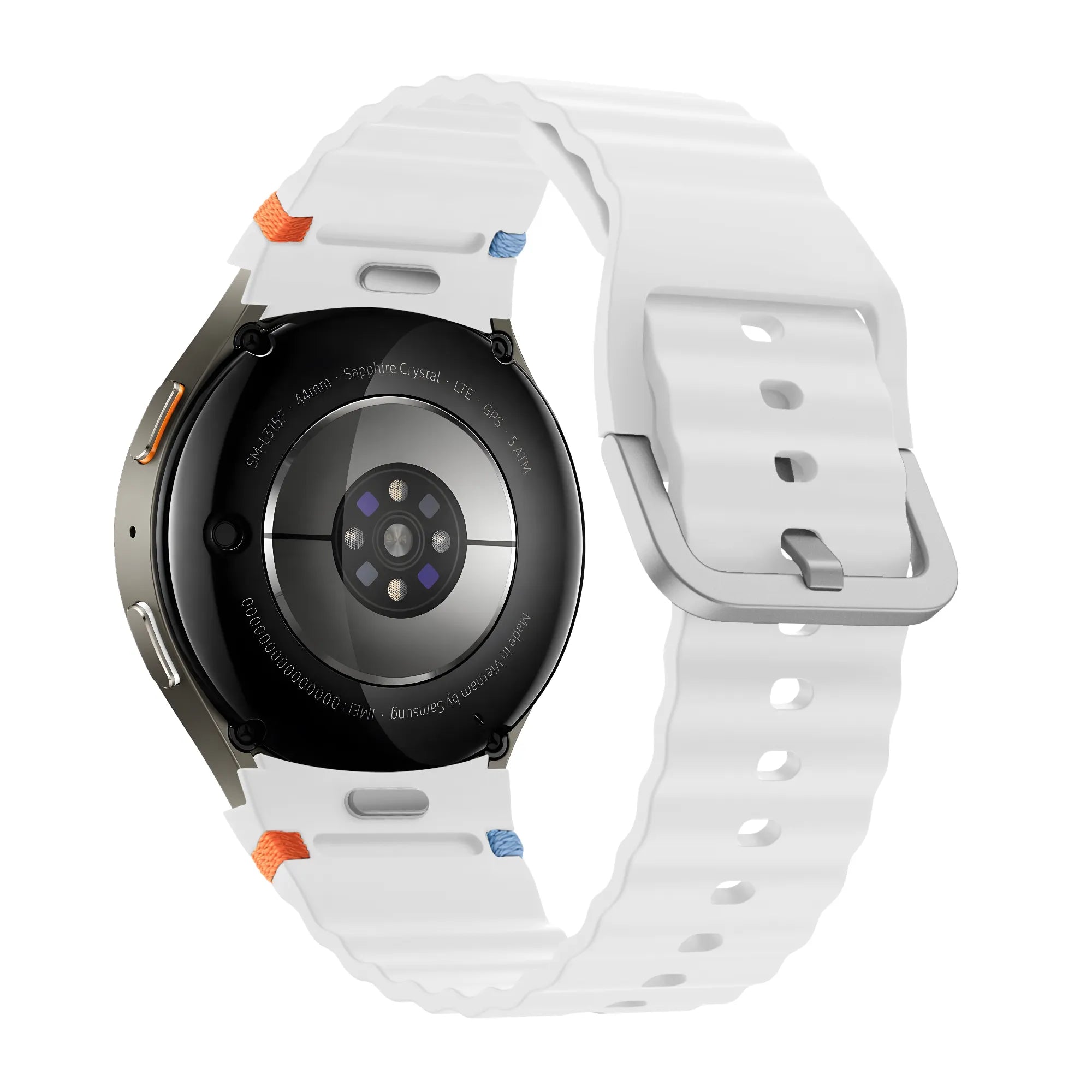Wave Easy Fit horlogebandje - 20mm - Wit