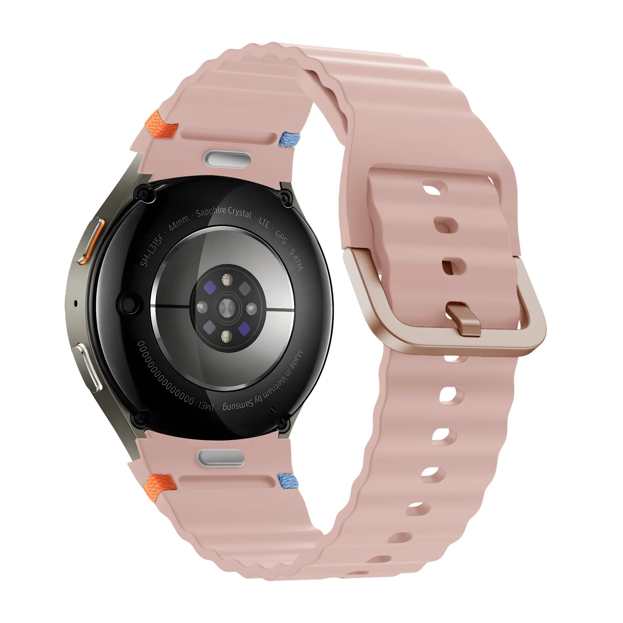 Wave Easy Fit horlogebandje - 20mm - Lichtroze