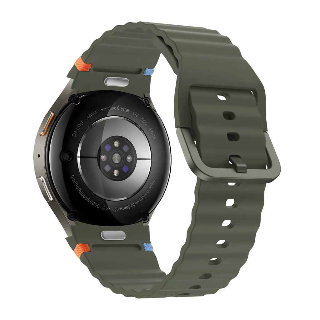 Wave Easy Fit horlogebandje - 20mm - Groen