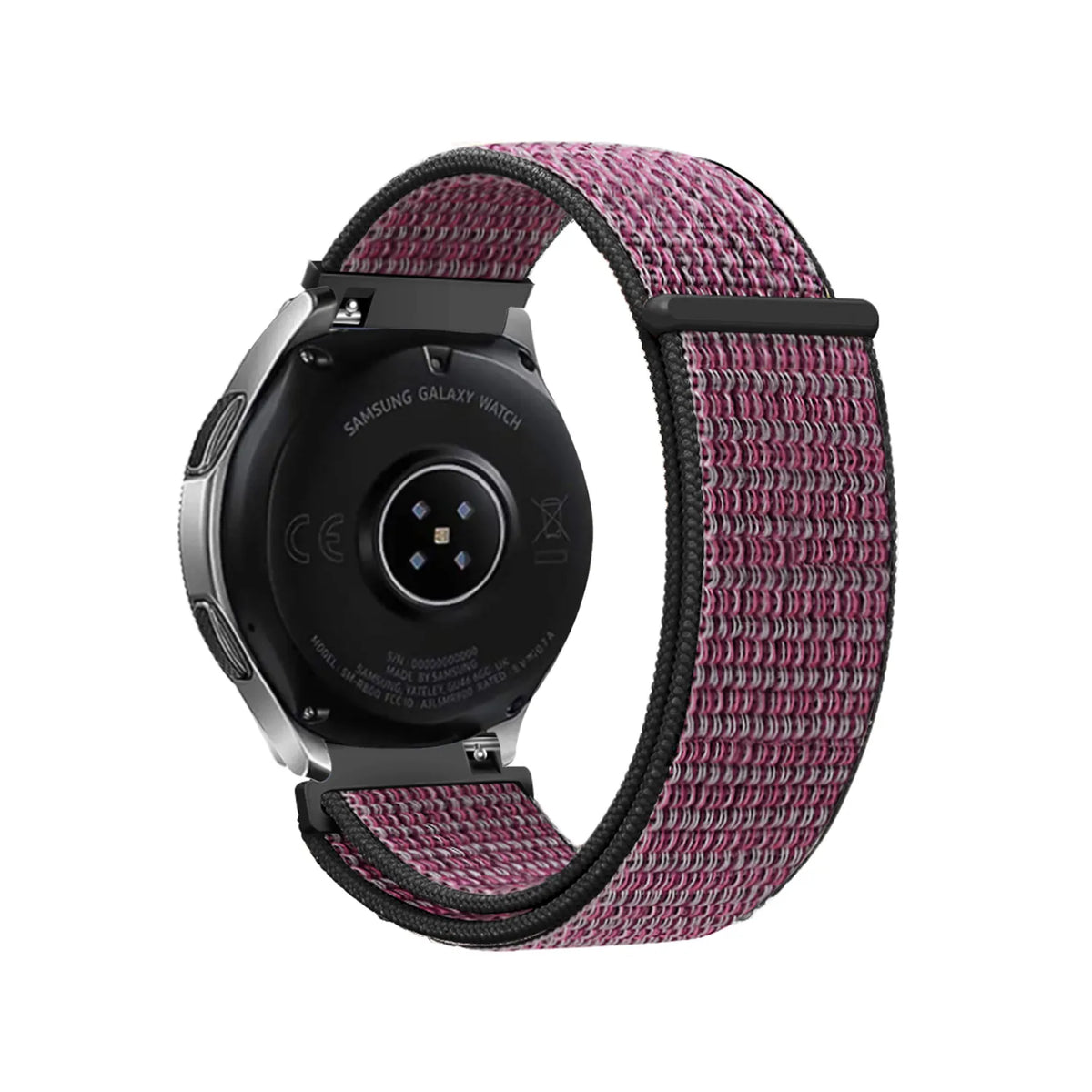 Nylon horlogebandje - 20mm - True berry