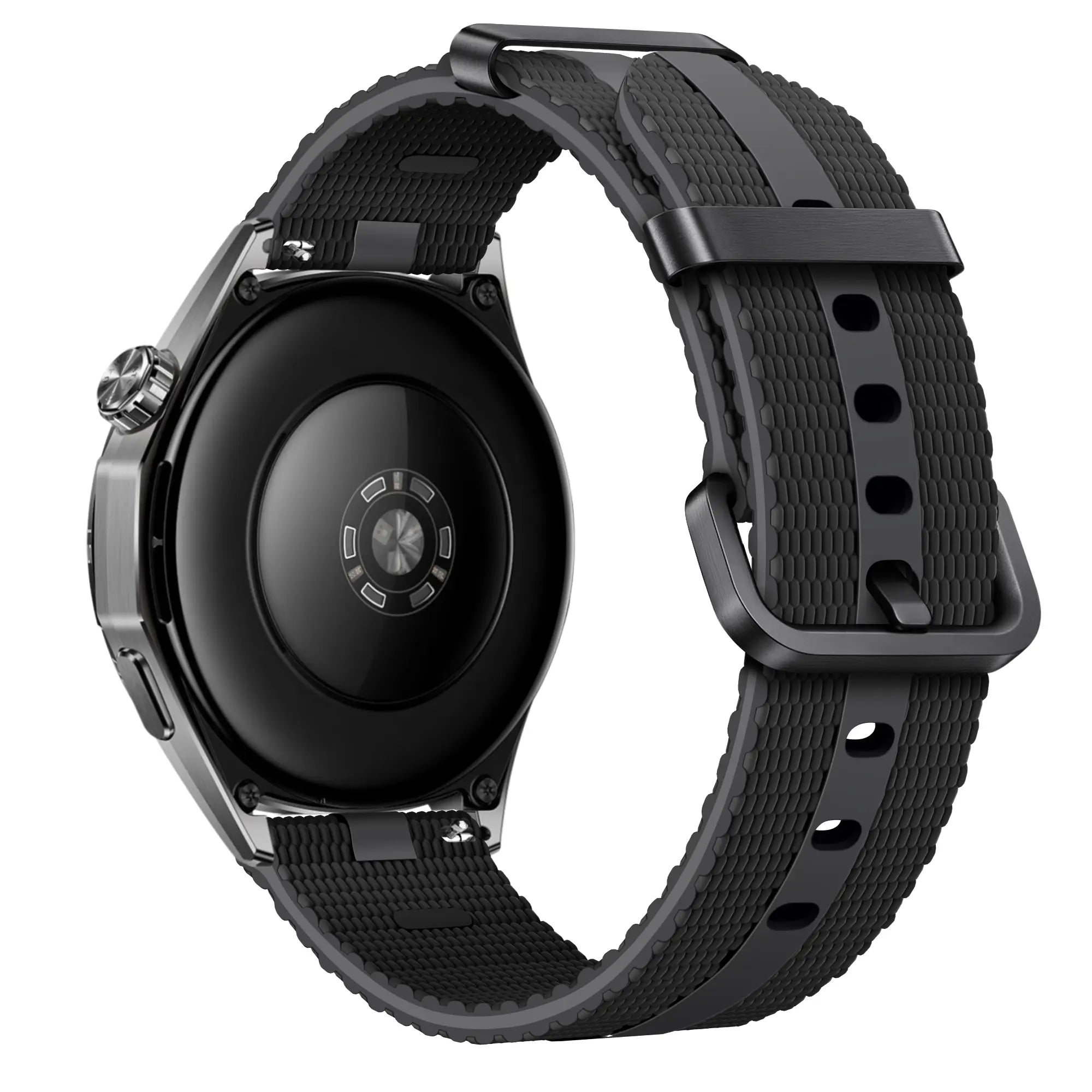 Siliconen active horlogebandje - 20mm - Zwart