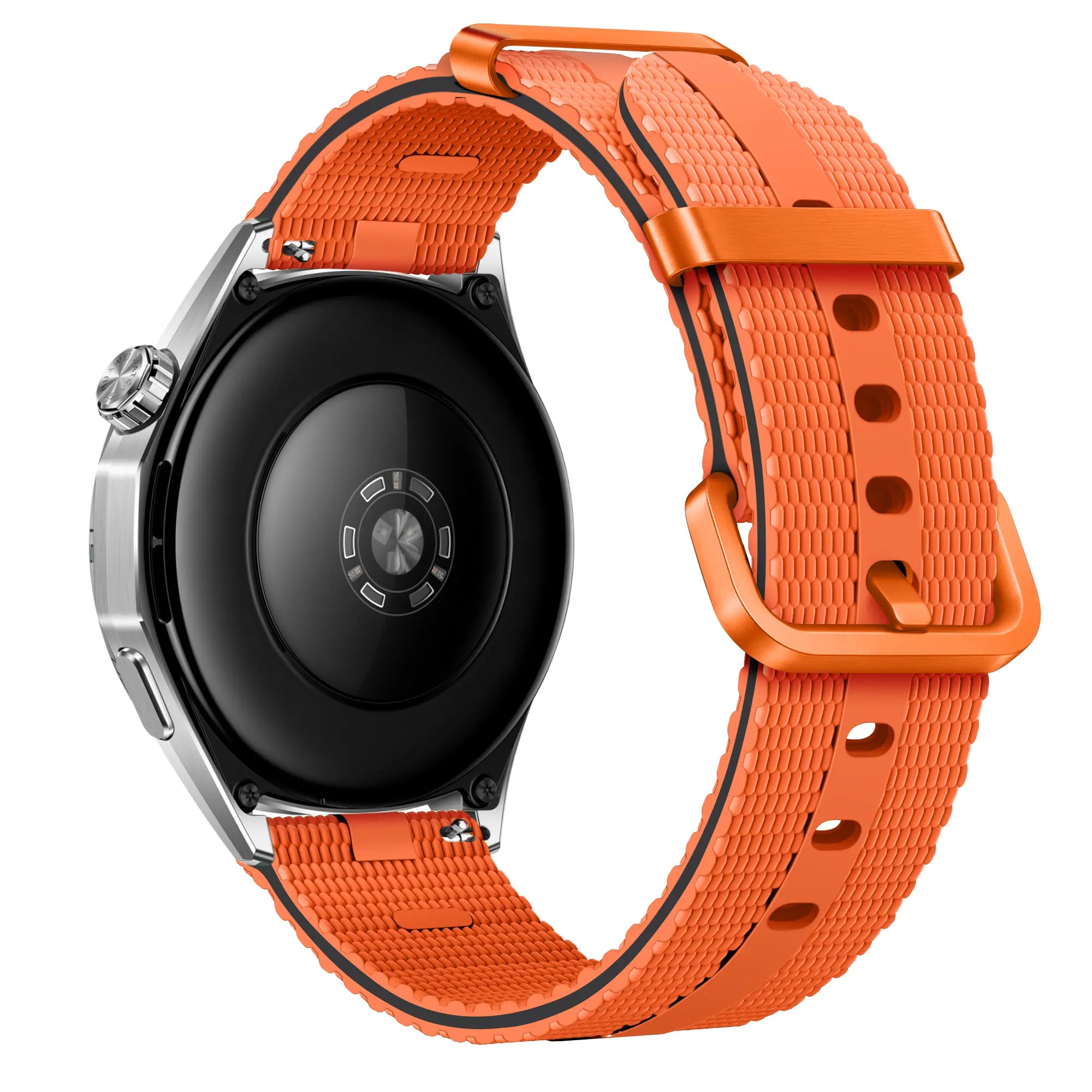 Siliconen active horlogebandje - 20mm - Oranje