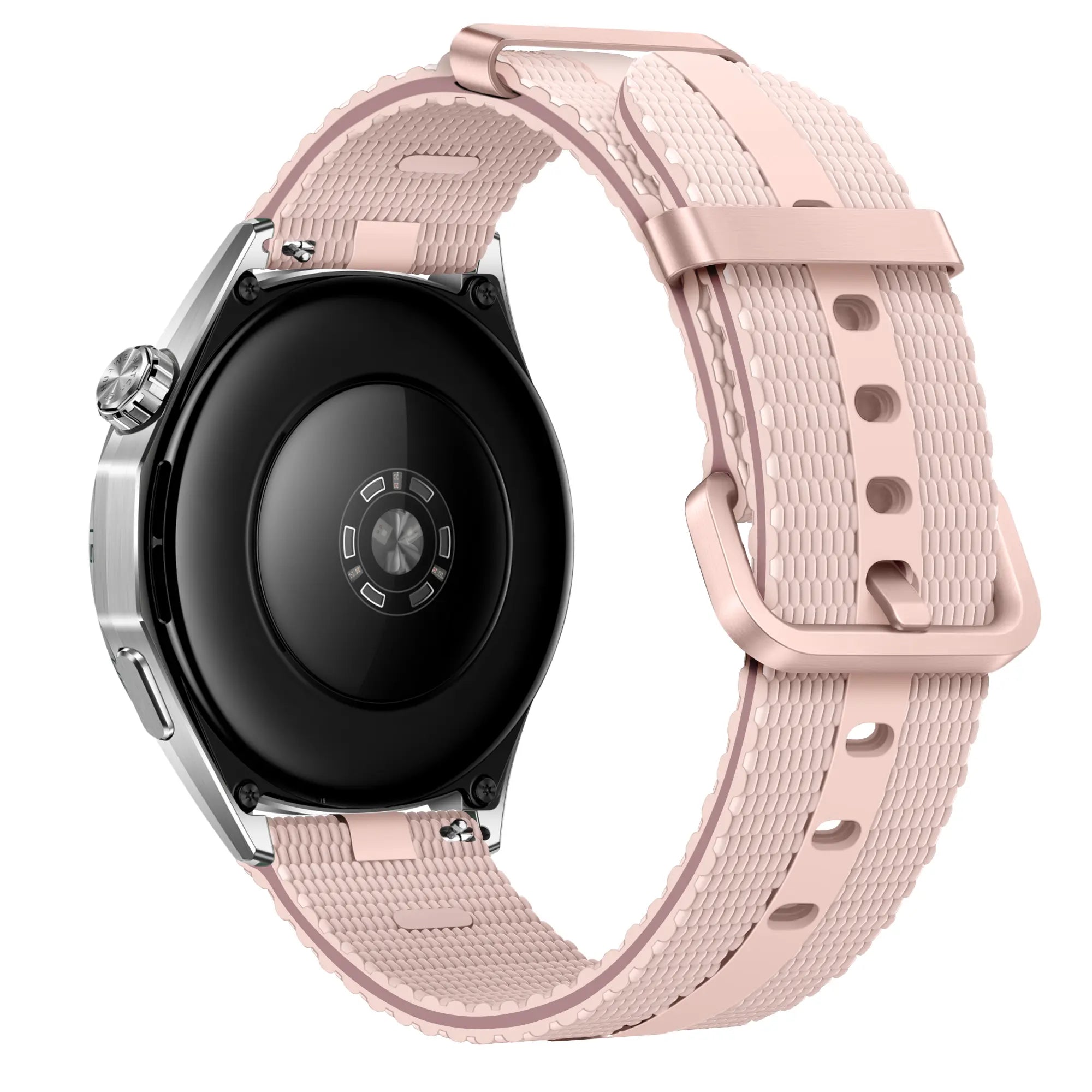Siliconen active horlogebandje - 20mm - Lichtroze