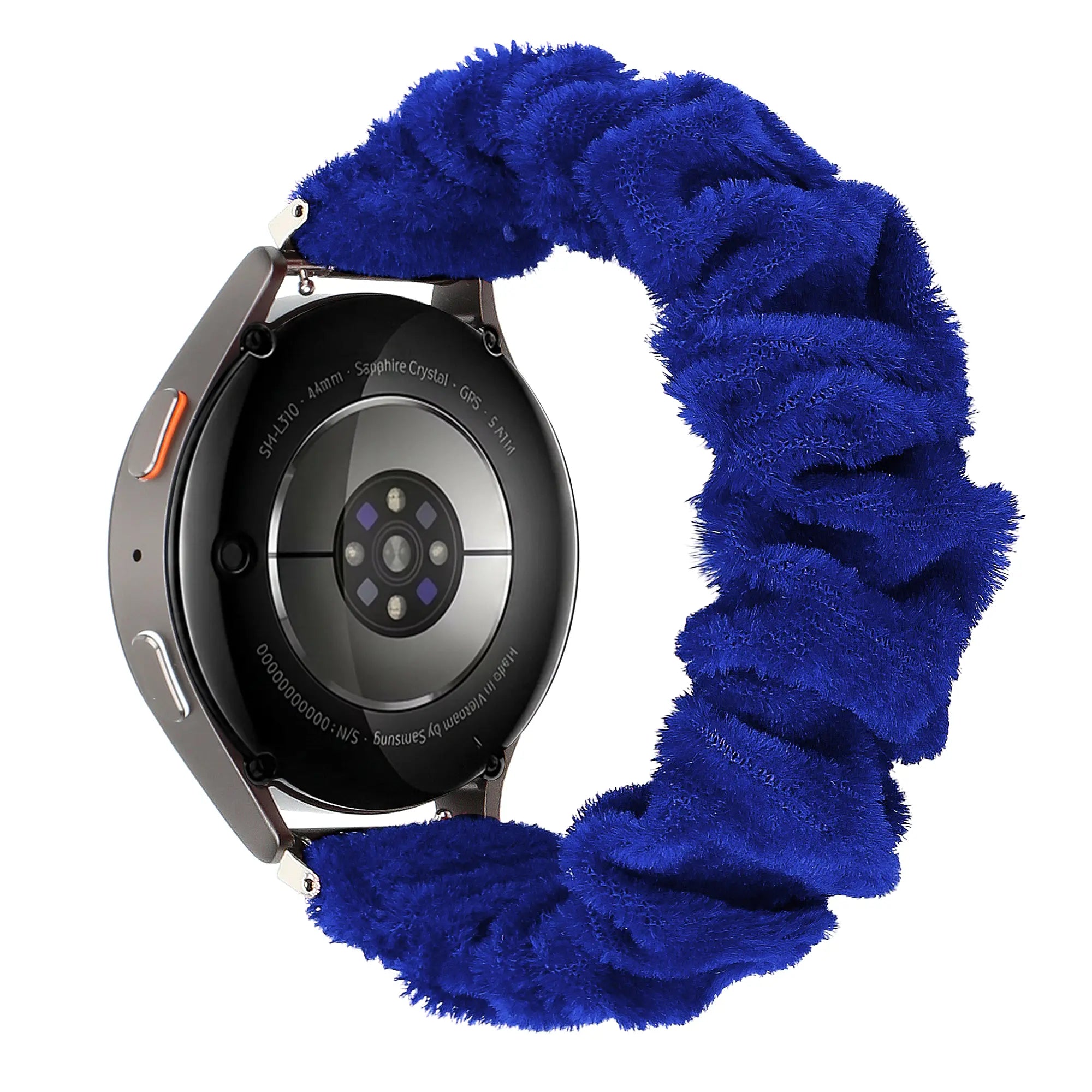 Scrunchie horlogebandje - 20mm - Blauw