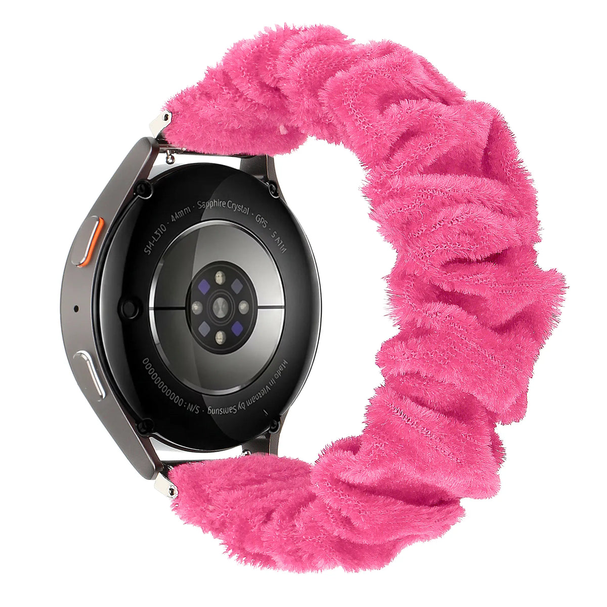 Scrunchie horlogebandje - 20mm - Roze