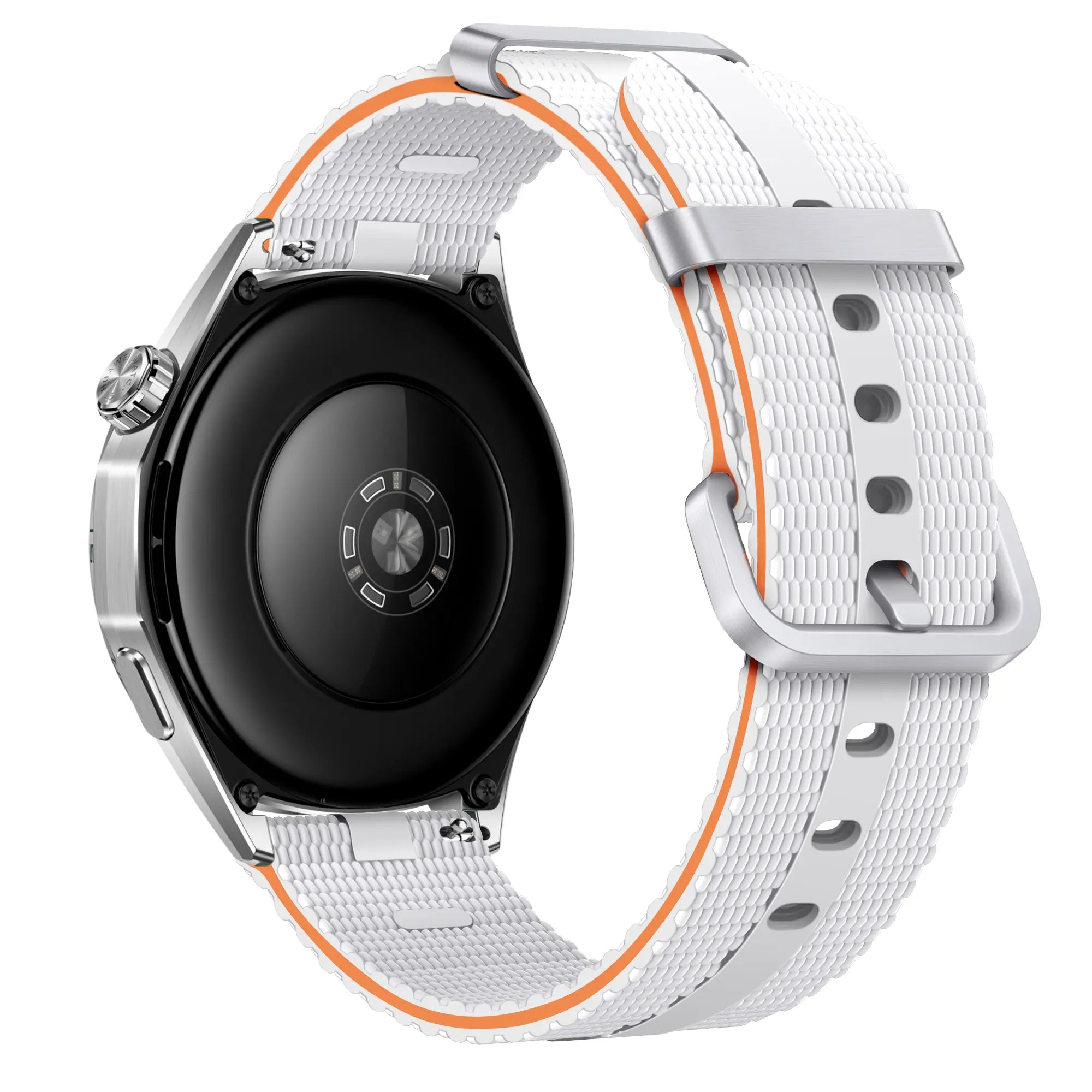 Siliconen active horlogebandje - 20mm - Wit