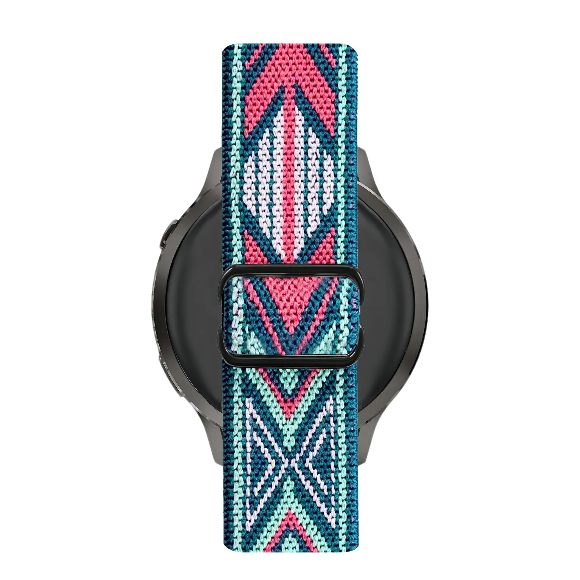 Elastische nylon horlogebandje - 20mm - Blauw mix