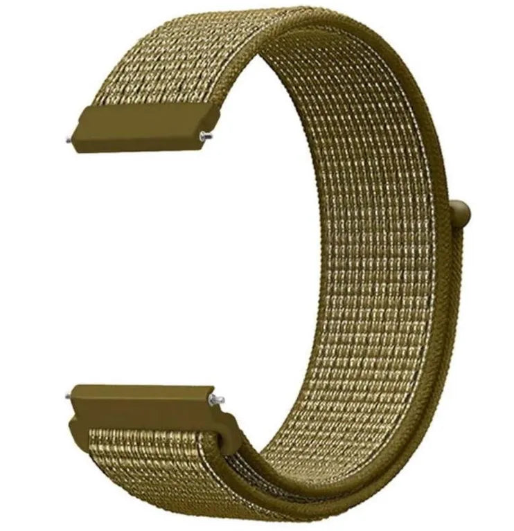 Nylon horlogebandje - 20mm - Olijf