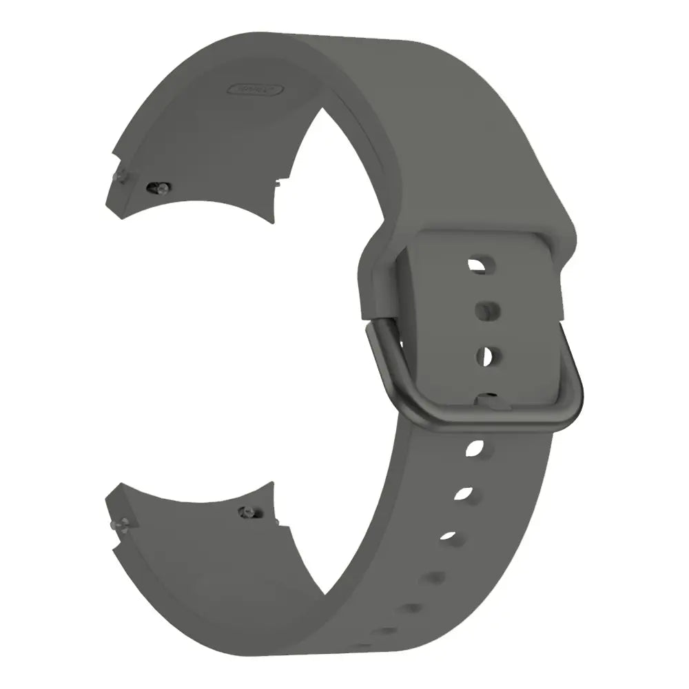Siliconen Gesp horlogebandje - 20mm - Donkergrijs