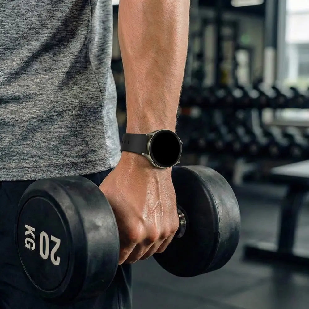 Sport Easy fit horlogebandje - 20mm - Zwart