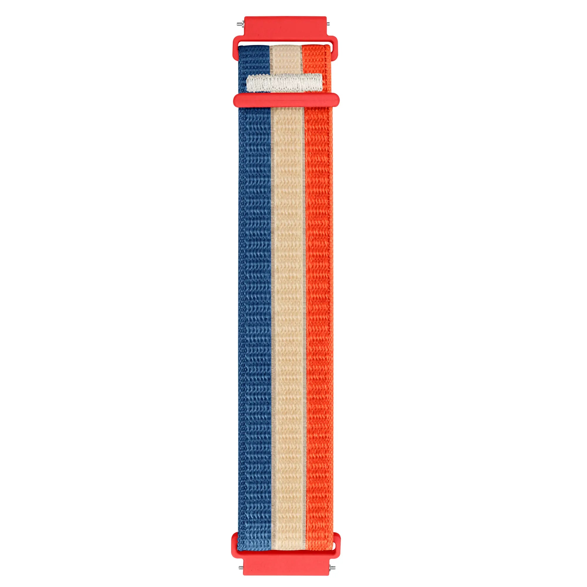 Triple nylon horlogebandje - 20mm - Regenboog