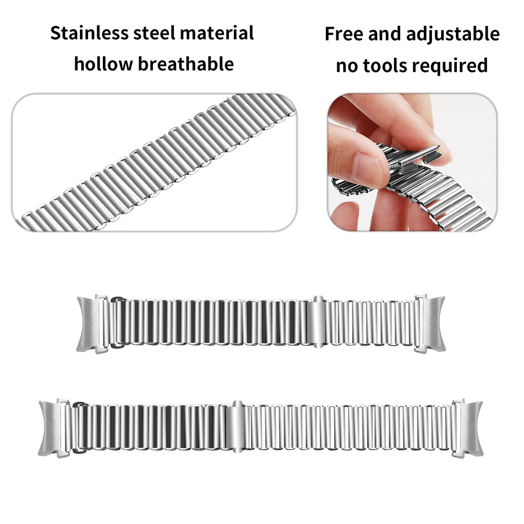 Stalen Loop horlogebandje - 20mm - Zilver