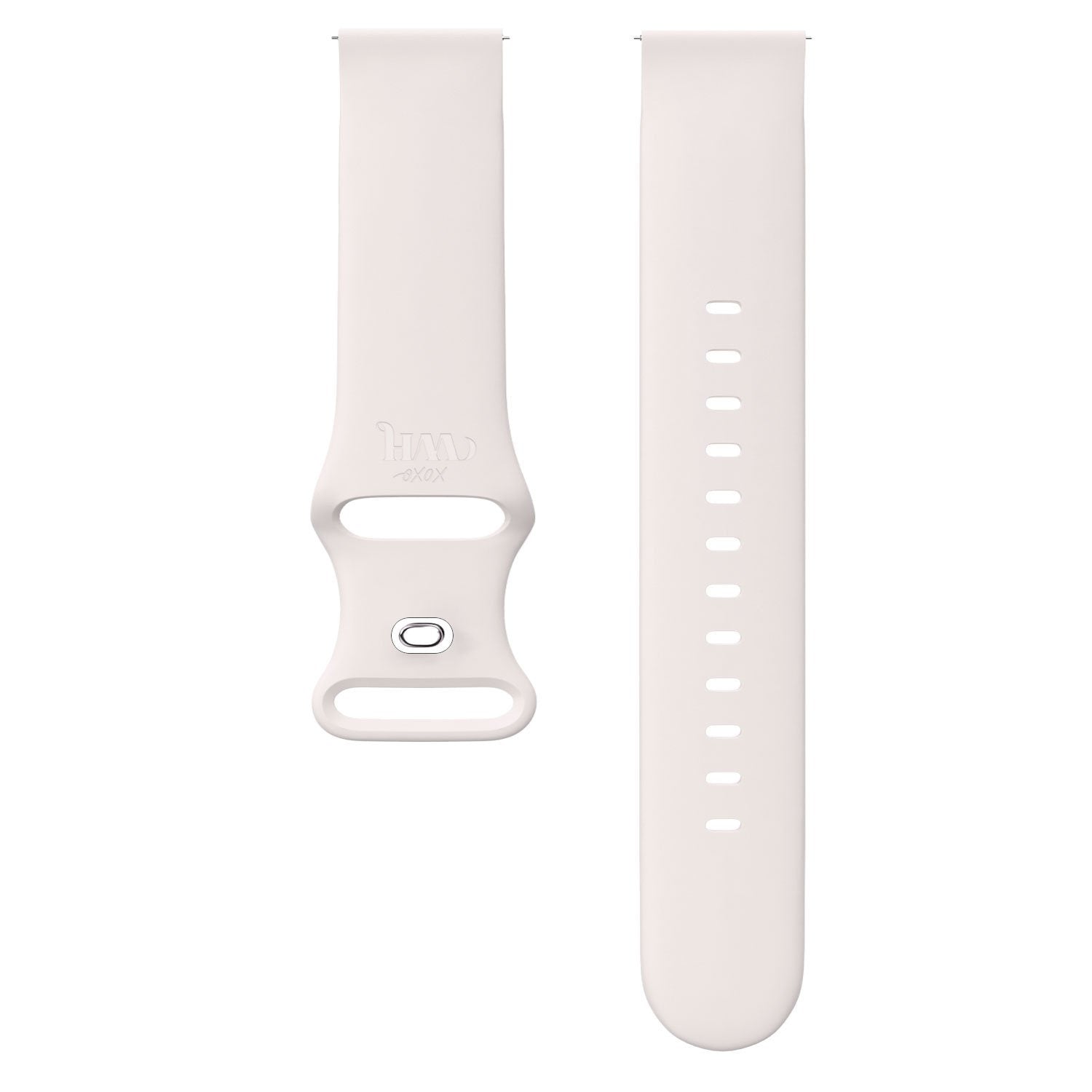 Wildhearts Siliconen horlogebandje - 20mm - Beige