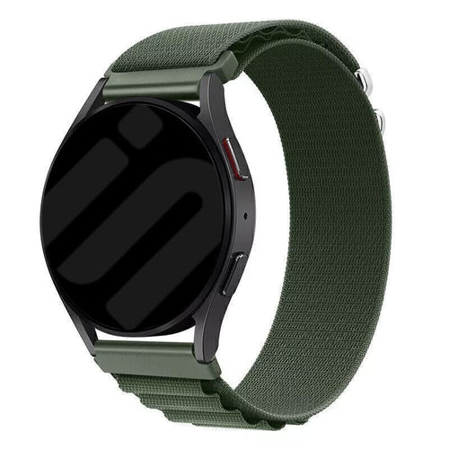 Alpine horlogebandje - 22mm - Groen