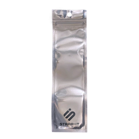 Leren Duo horlogebandje - 20mm - Wit/donkerblauw