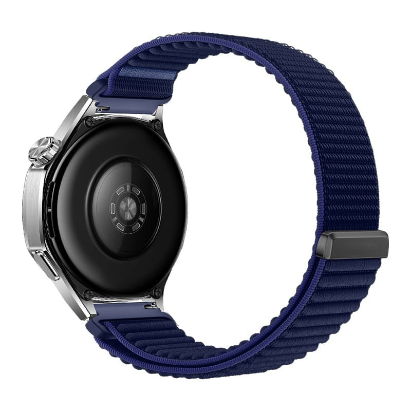 Wave nylon horlogebandje - 20mm - Donkerblauw