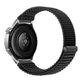 Wave nylon horlogebandje - 20mm - Zwart