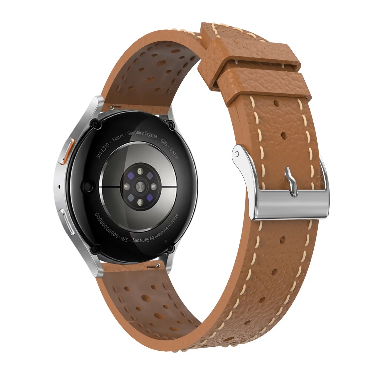 Zephyr Leren horlogebandje - 22mm - Bruin