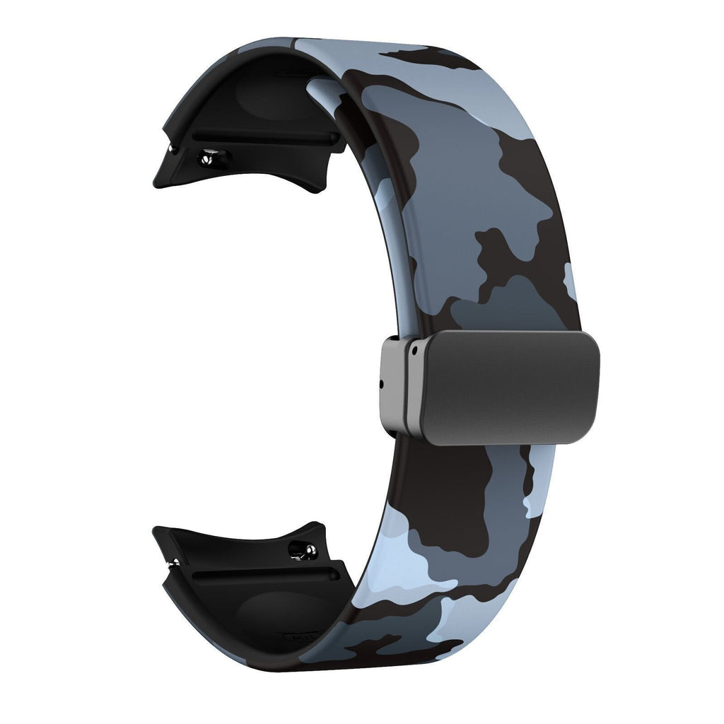 Magnetisch Print horlogebandje - 20mm - Grey Camo