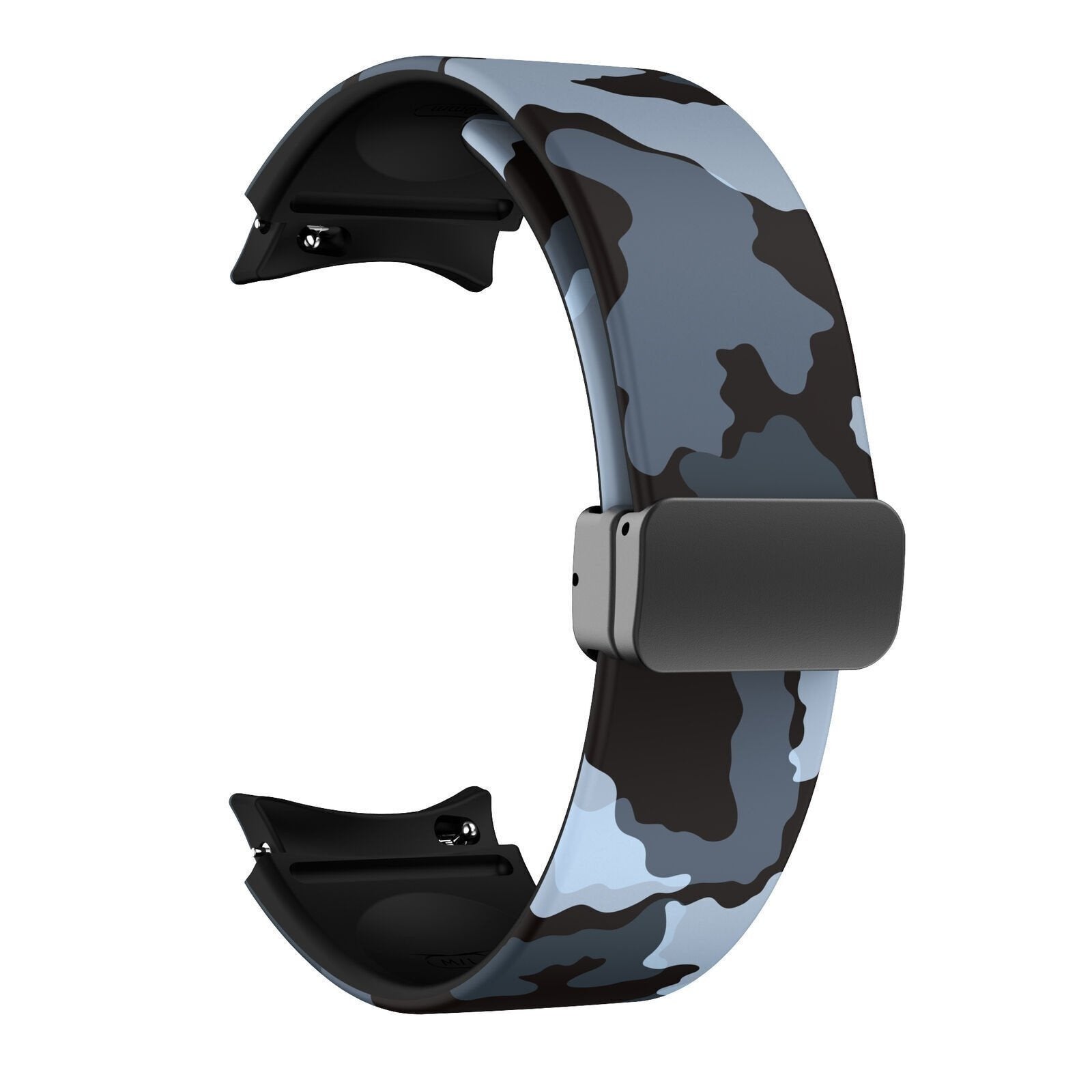 Magnetisch Print horlogebandje - 20mm - Grey Camo