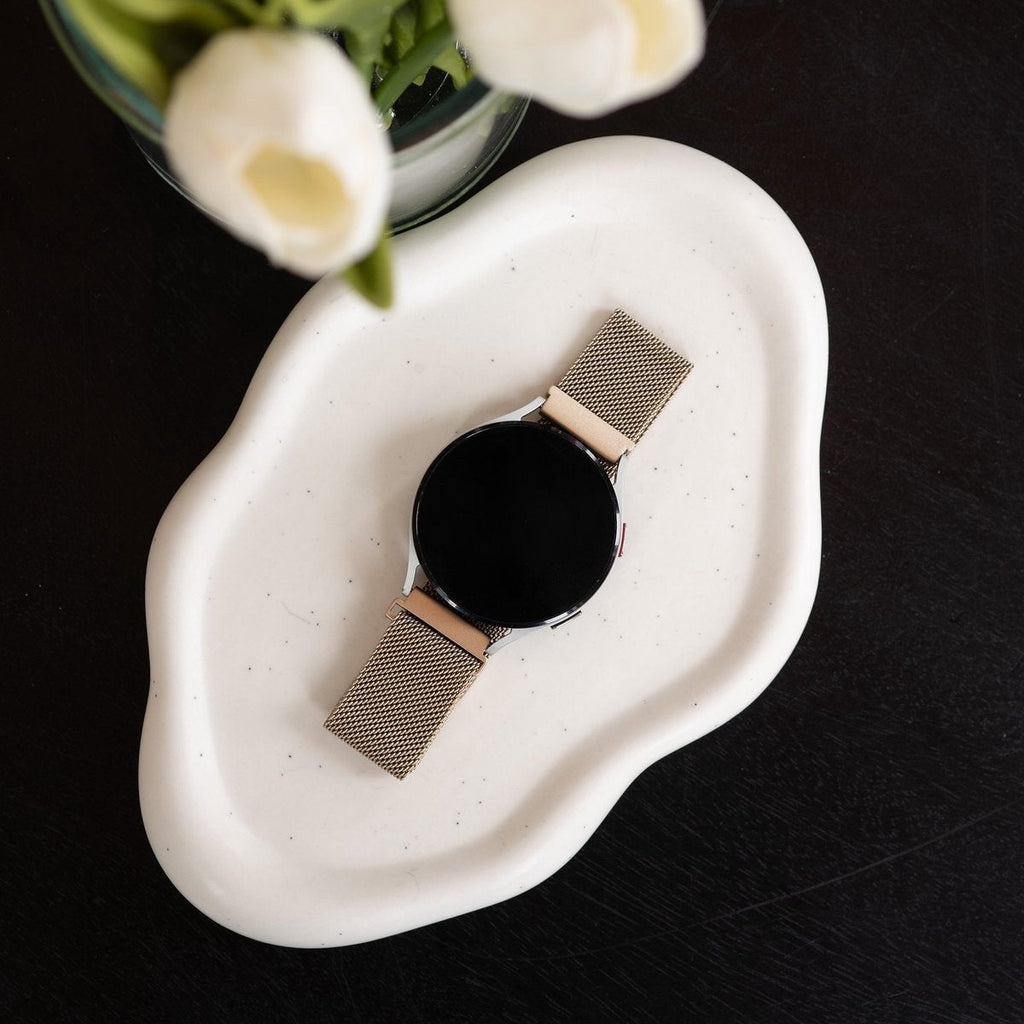 Milanese horlogebandje - 20mm - Champagne