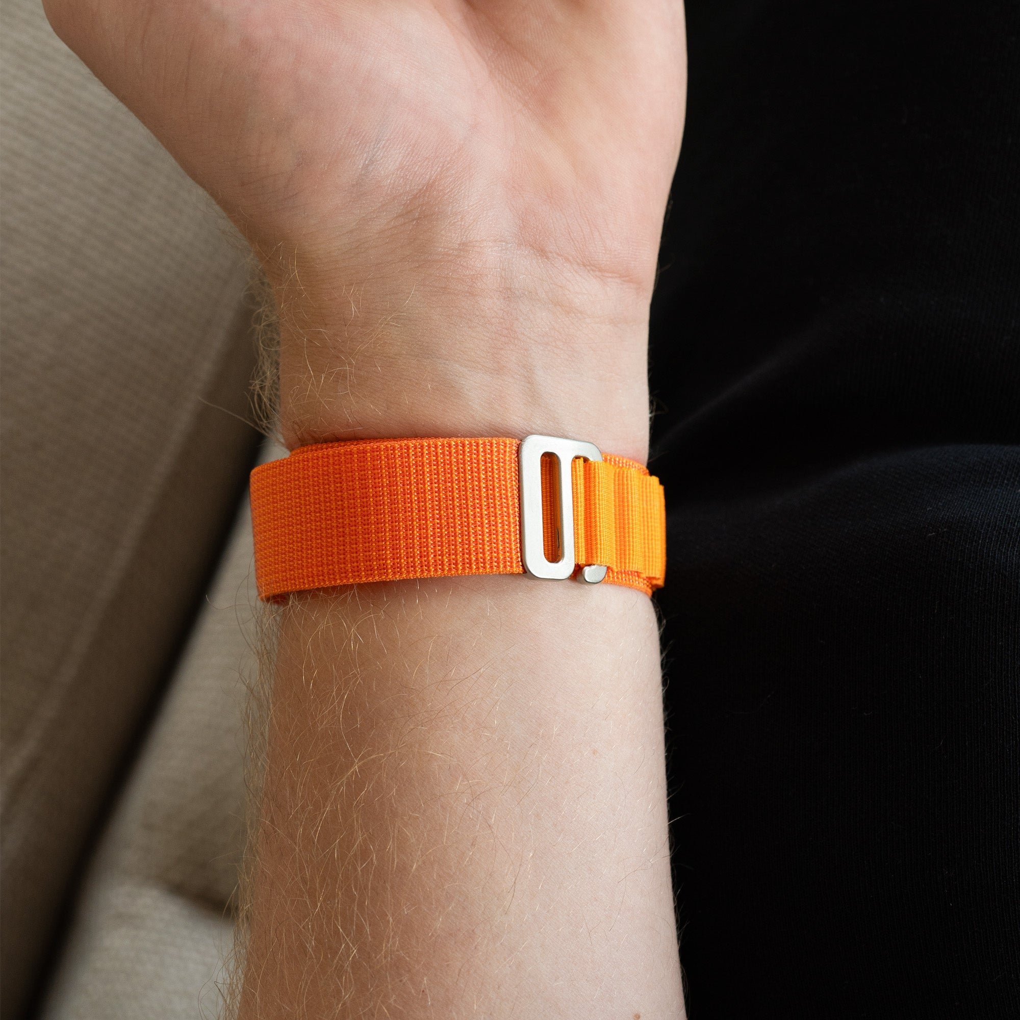 Alpine horlogebandje - 20mm - Oranje