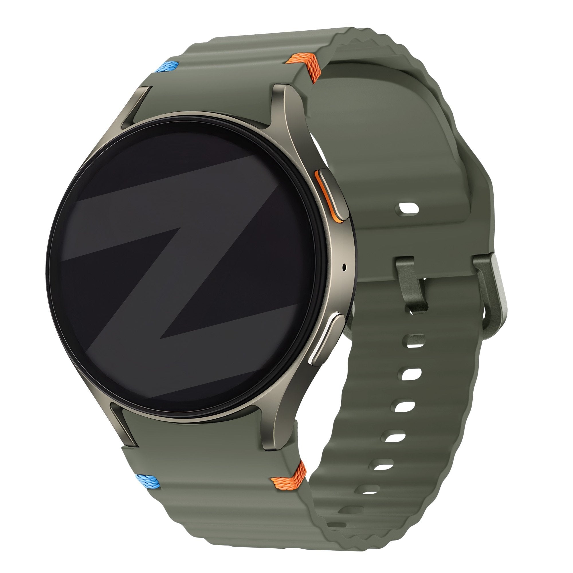 Wave Easy Fit horlogebandje - 20mm - Groen