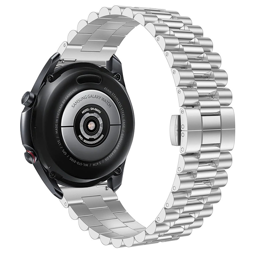 Presidential stalen horlogebandje - 20mm - Zilver