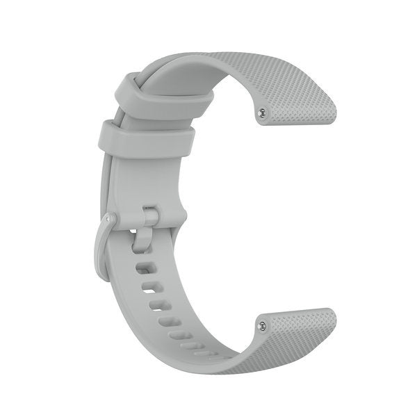 Luxe Siliconen horlogebandje - 20mm - Grijs