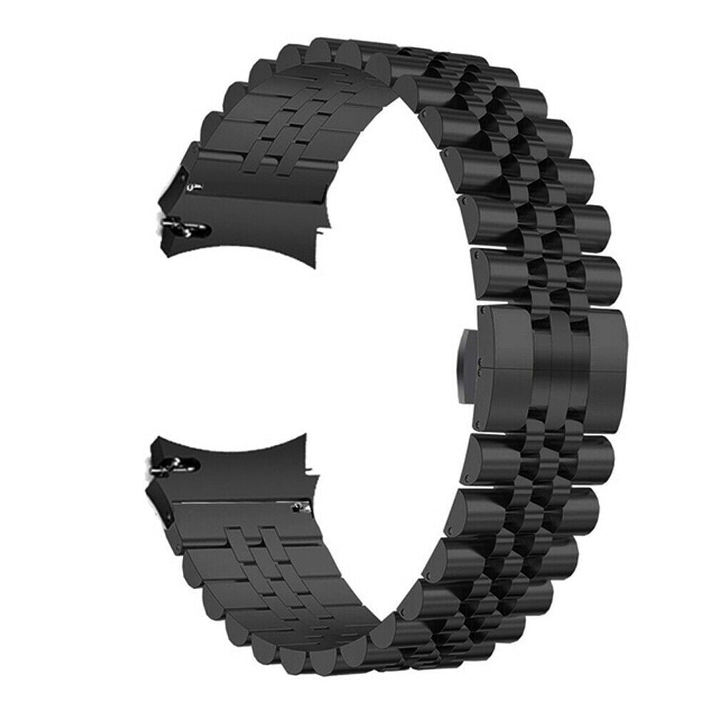Jubilee Stalen horlogebandje - 20mm - Zwart