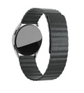 Leren Loop horlogebandje - 20mm - Zwart
