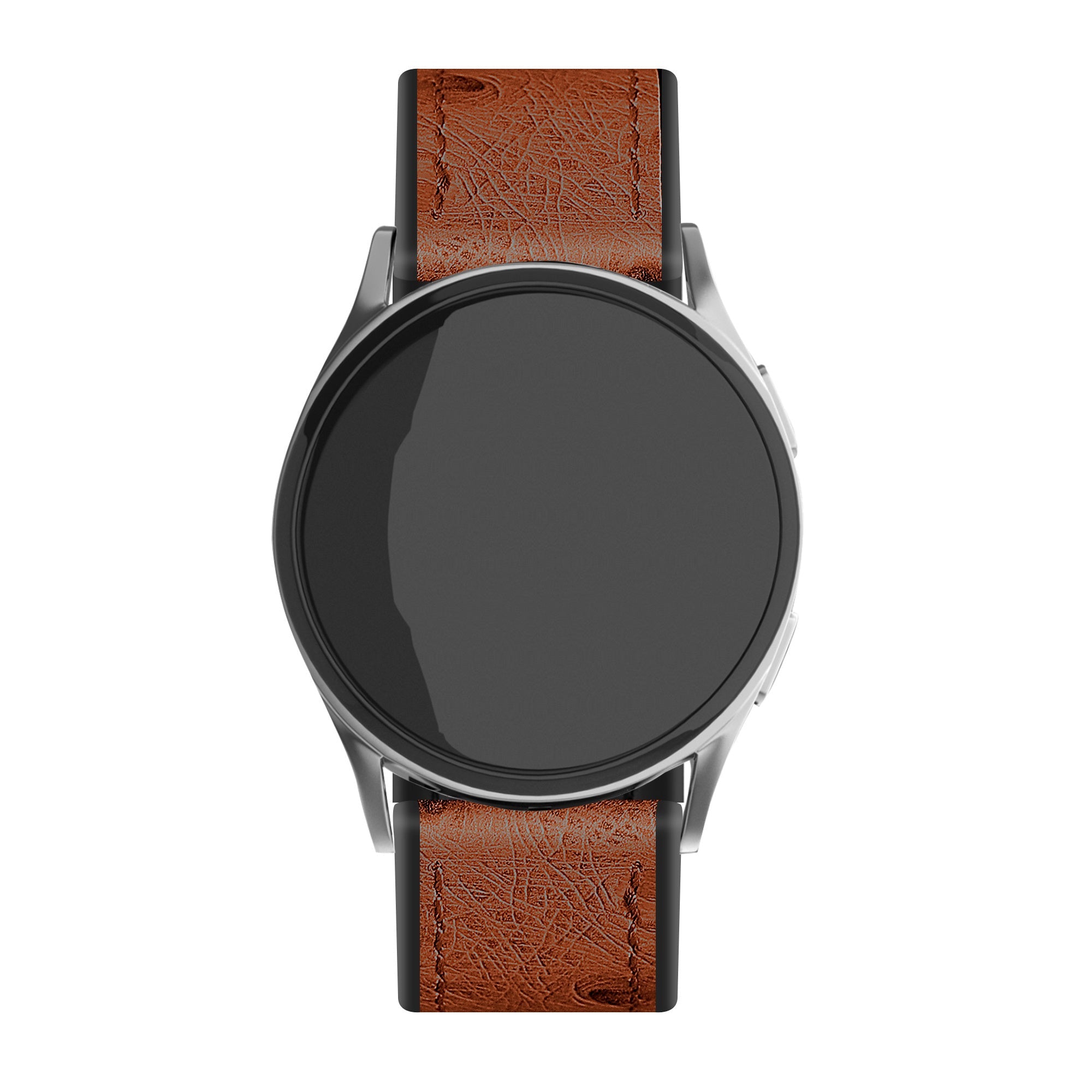 Leren Hybrid horlogebandje - 20mm - Bruin