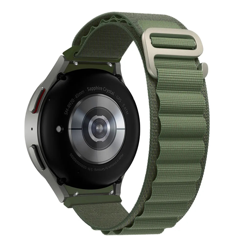 Alpine horlogebandje - 20mm - Groen