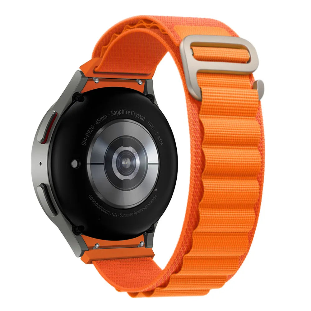 Alpine horlogebandje - 20mm - Oranje