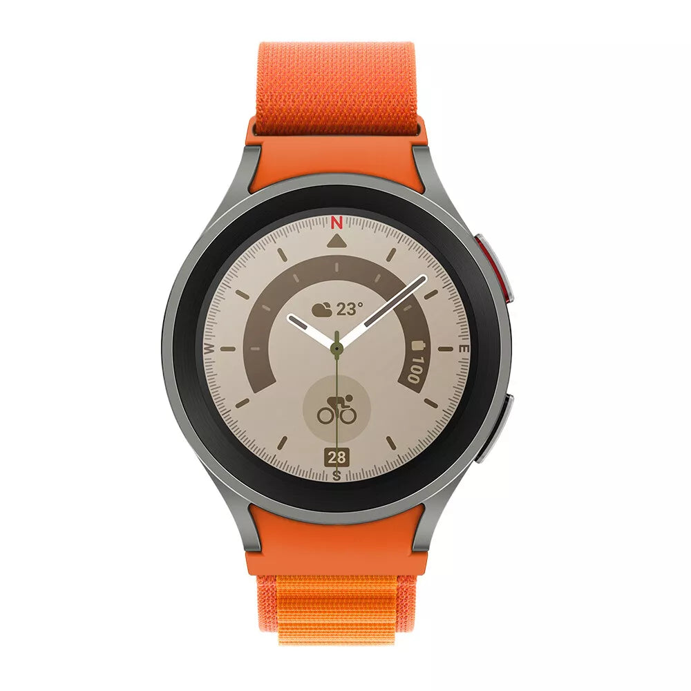 Alpine horlogebandje - 20mm - Oranje