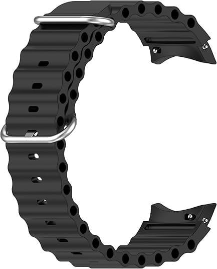 Ocean horlogebandje - 20mm - Zwart